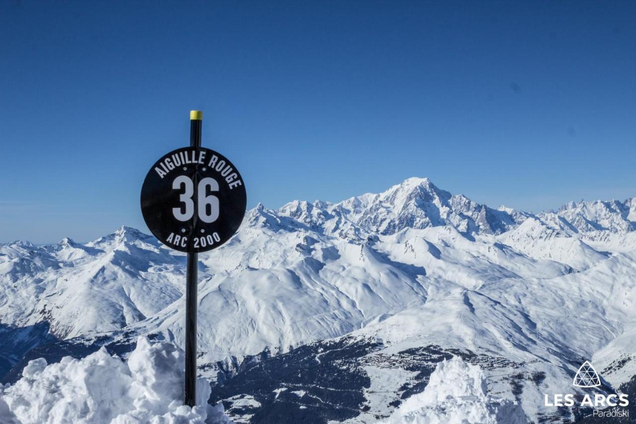 Alps Les Arcs 1950 Prince Des Cimes, Ski-In Out,Swimming Pool, Sauna, Shoes Dryer Бур-Сен-Морис Экстерьер фото
